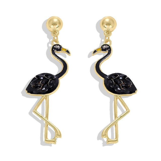 Miwens Za 2019 All Black Color Metal Crystal Acrylic Drop Earrings Lady Girls Handmade Party Statement Jewelry Accessories A568