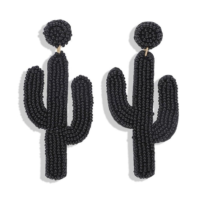Miwens Za 2019 All Black Color Metal Crystal Acrylic Drop Earrings Lady Girls Handmade Party Statement Jewelry Accessories A568